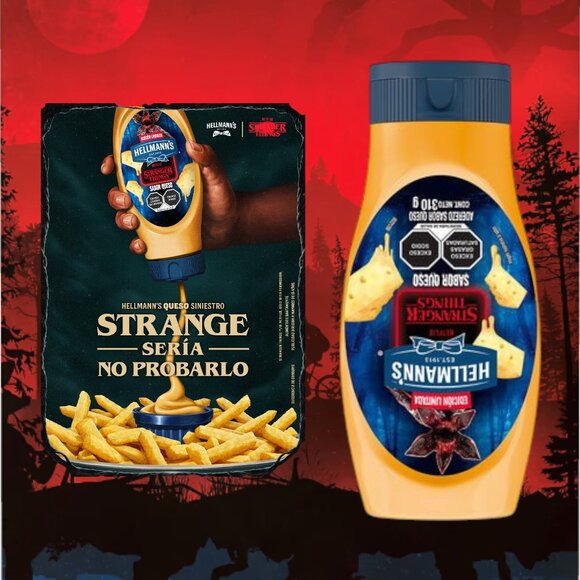 Hellman's Stranger Things Cheese Dressing - Aderezo Hellman's Queso (10oz) - Picture 6 of 6